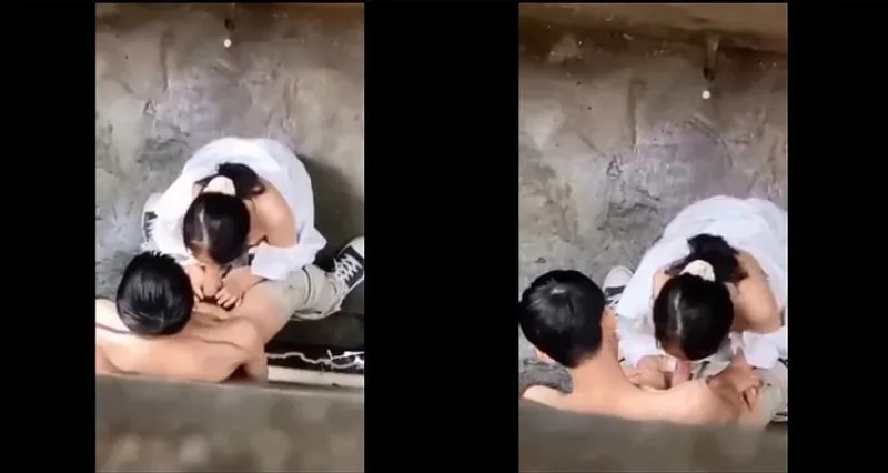 Quay lén em nữ học sinh bj cho thằng bồ trong hẻm